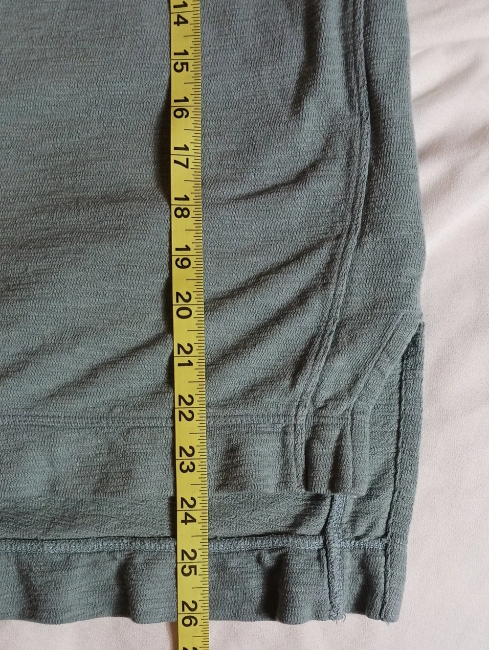 J Jill Fit Relaxed High Low Top Blue Ombre Oversized Long Sleeve Size XL Petite - Picture 6 of 8